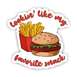 Burger and Fries Sticker-Minis-MADD-[Laptop sticker Egypt]-[Laptop sticker in Egypt]-sticktop