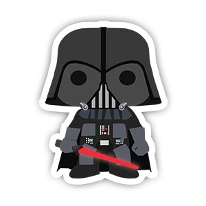 Star Wars Darth Vader Sticker-Minis-MADD-[Laptop sticker Egypt]-[Laptop sticker in Egypt]-sticktop