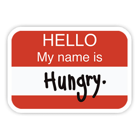 My Name is Hungry sticker-Minis-MADD-[Laptop sticker Egypt]-[Laptop sticker in Egypt]-sticktop