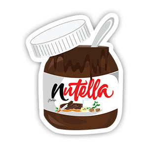 Nutella Sticker-Minis-MADD-[Laptop sticker Egypt]-[Laptop sticker in Egypt]-sticktop