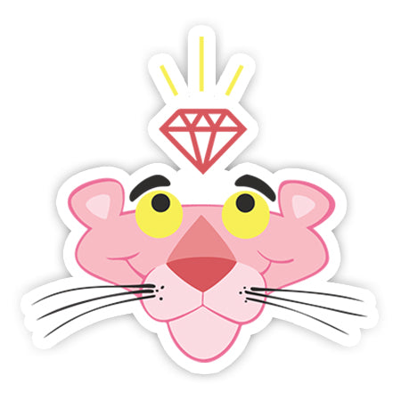 Pink Panther sticker-Minis-MADD-[Laptop sticker Egypt]-[Laptop sticker in Egypt]-sticktop