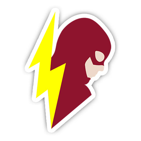 The Flash sticker-Minis-MADD-[Laptop sticker Egypt]-[Laptop sticker in Egypt]-sticktop