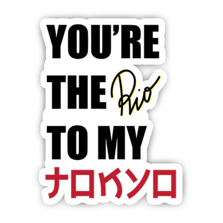 Rio to my Tokyo sticker-Minis-MADD -[Laptop sticker Egypt]-[Laptop sticker in Egypt]-sticktop