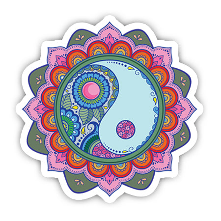 Vibrant mandala sticker-Minis-MADD-[Laptop sticker Egypt]-[Laptop sticker in Egypt]-sticktop