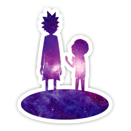 Rick and Morty Galaxy sticker-Minis-MADD-[Laptop sticker Egypt]-[Laptop sticker in Egypt]-sticktop