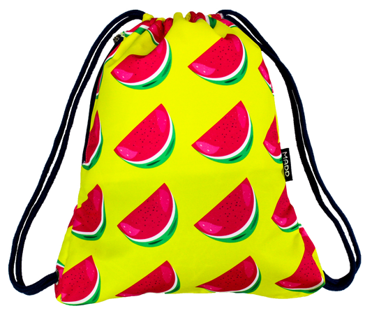 Yellow Sassy Watermelon String Bag
