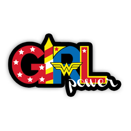 Wonder girl sticker-Minis-MADD-[Laptop sticker Egypt]-[Laptop sticker in Egypt]-sticktop