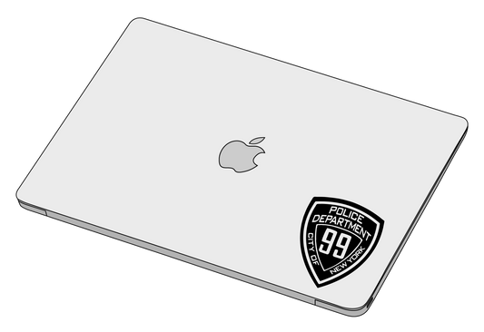 Police department 99 sticker-Decal-]-Best laptop stickers in Egypt.-sticktop