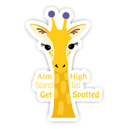 Aim high stand tall sticker-Minis-MADD-[Laptop sticker Egypt]-[Laptop sticker in Egypt]-sticktop