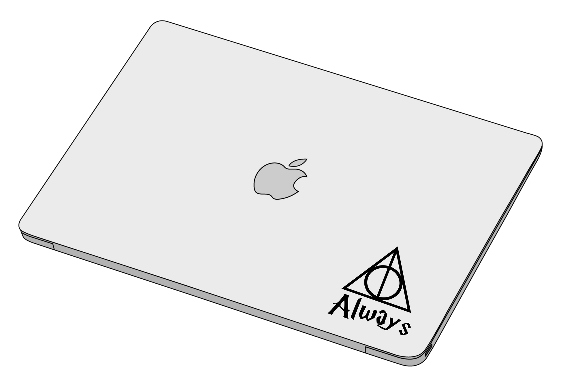 Deathlly Hallows Always sticker-Decal-]-Best laptop stickers in Egypt.-sticktop