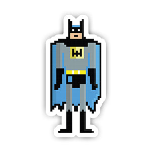 Pixel Batman Sticker-Minis-MADD-[Laptop sticker Egypt]-[Laptop sticker in Egypt]-sticktop