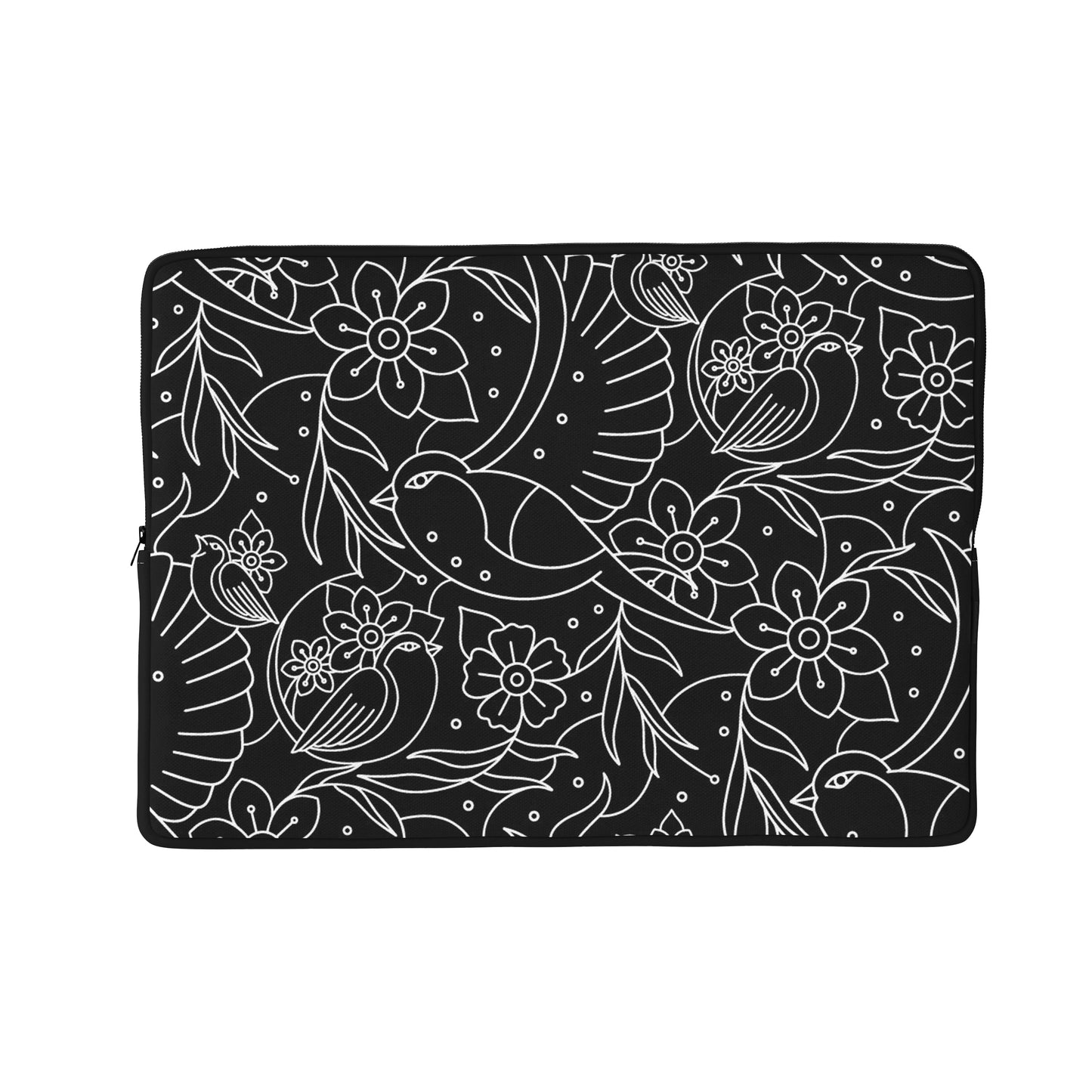 Flowers and Birds laptop sleeve