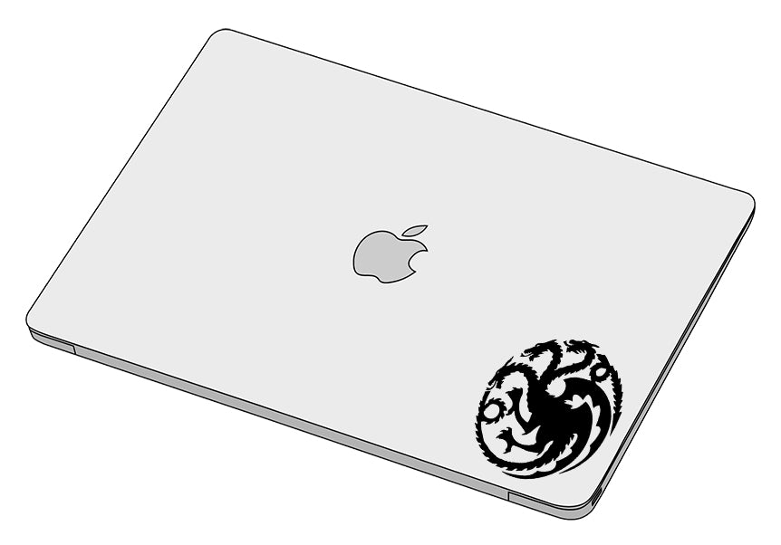 House Targaryen sticker-decal-]-Best laptop stickers in Egypt.-sticktop