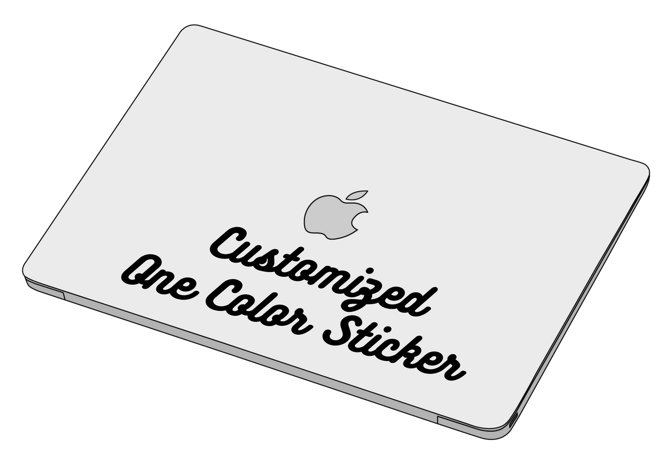 Customize your own one color laptop sticker in Egypt – MADD