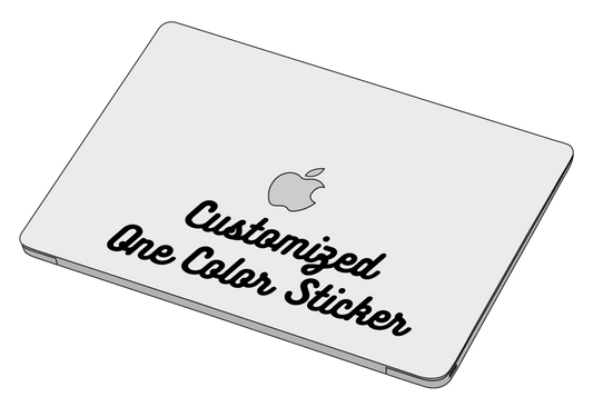 Customize Your One-Color Decal