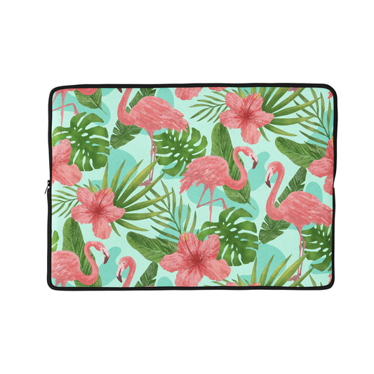 Watercolor Flamingos Laptop Sleeve