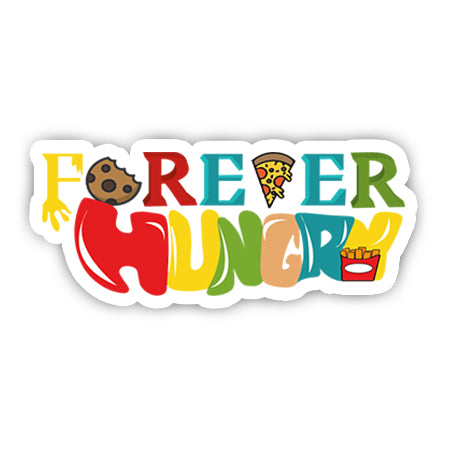 Forever hungry sticker-Minis-MADD-[Laptop sticker Egypt]-[Laptop sticker in Egypt]-sticktop