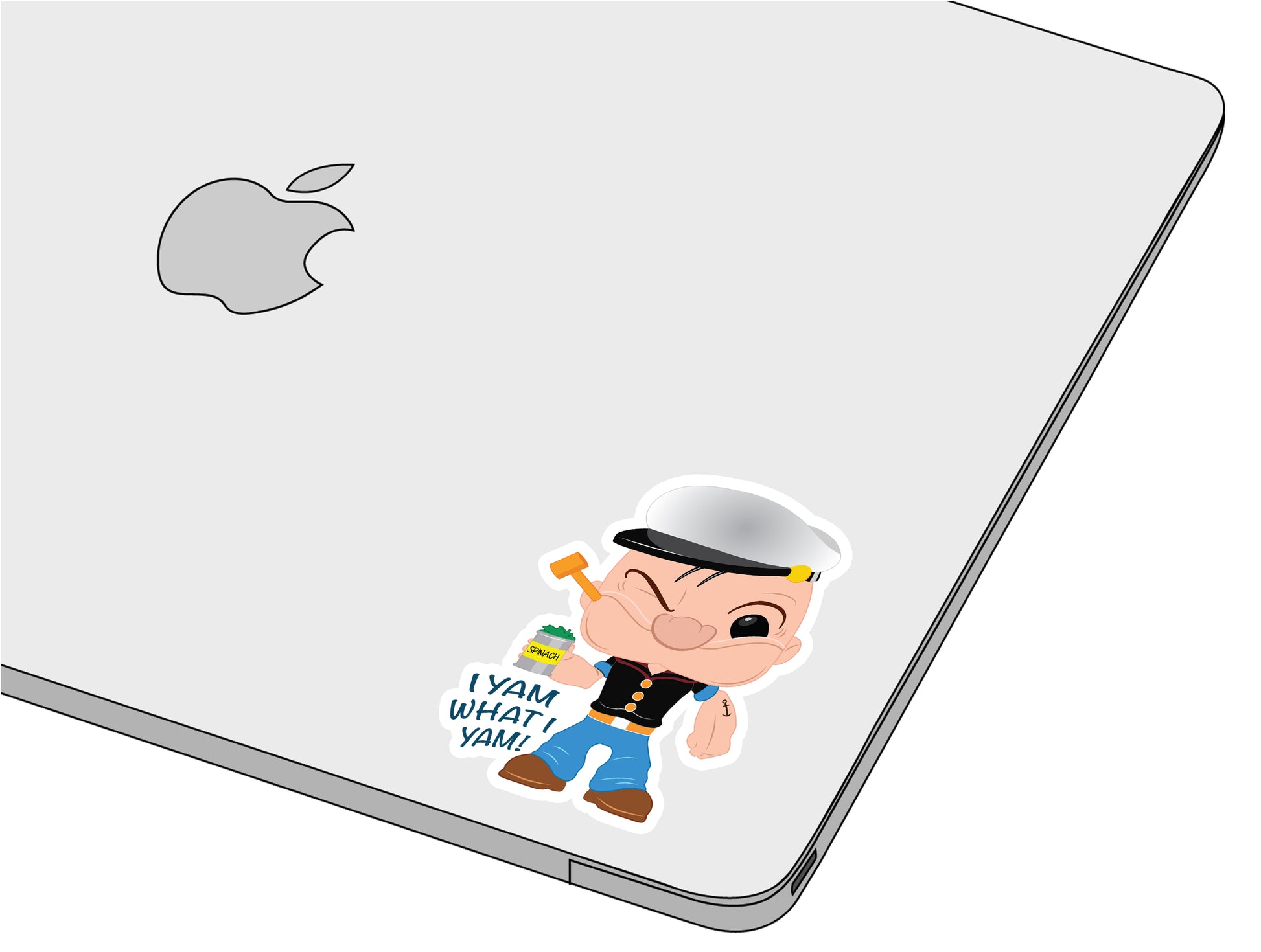 I am What I Yam sticker-]-Best laptop stickers in Egypt.-sticktop