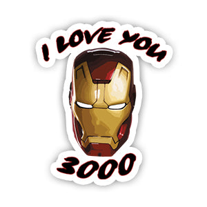 I love you 3000 Sticker-Minis-MADD-[Laptop sticker Egypt]-[Laptop sticker in Egypt]-sticktop