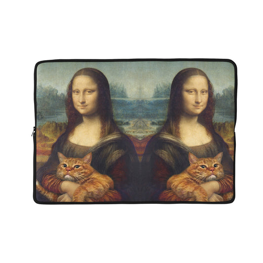 Mona Lisa's Pet Laptop Sleeve