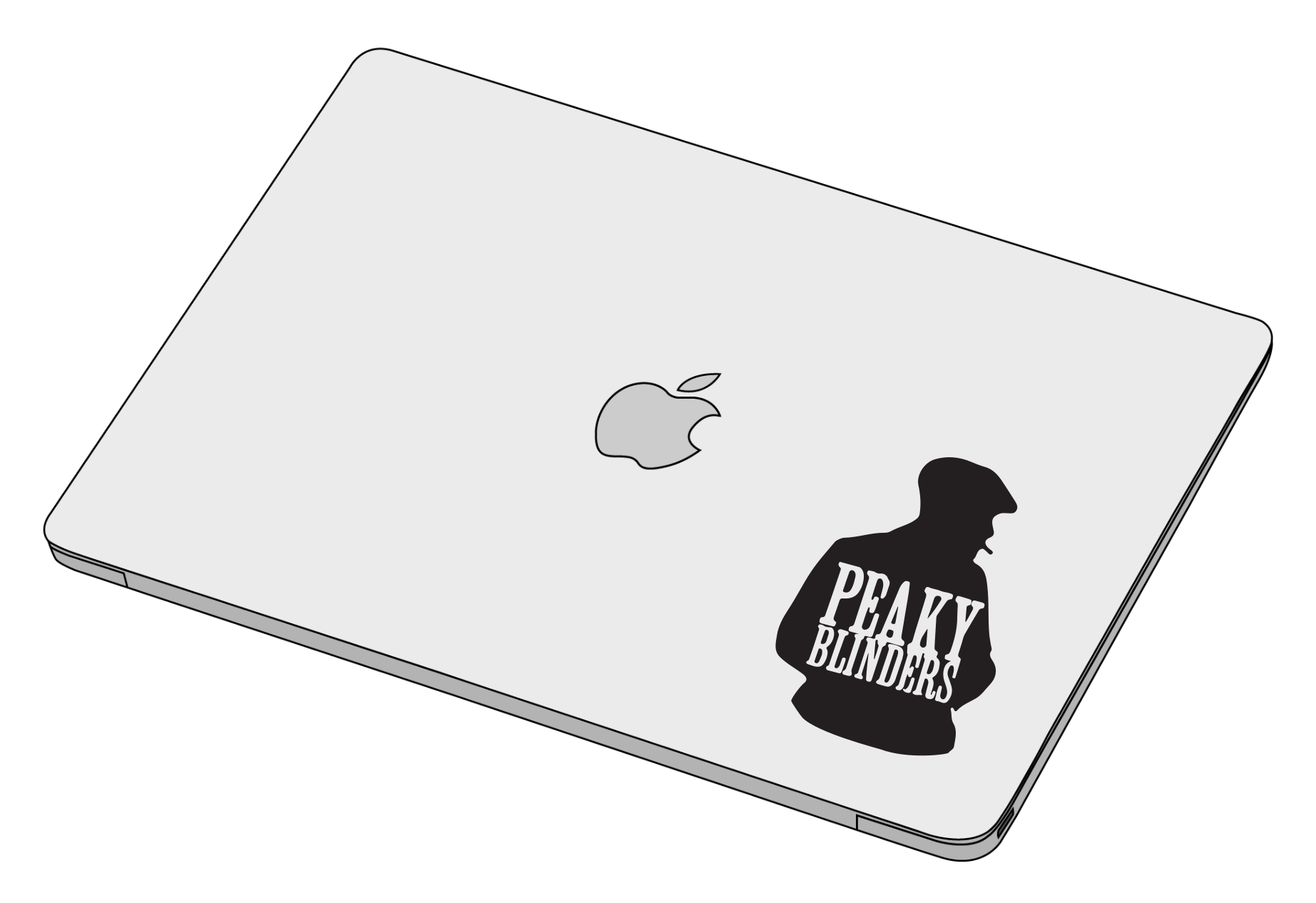 Peaky blinders silhouette sticker-Decal-]-Best laptop stickers in Egypt.-sticktop