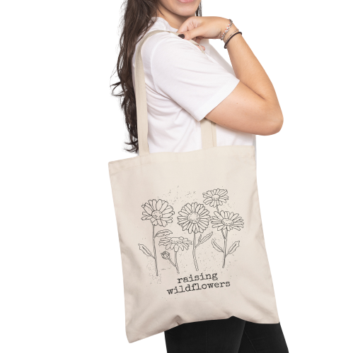 Raising Wildflowers tote bag