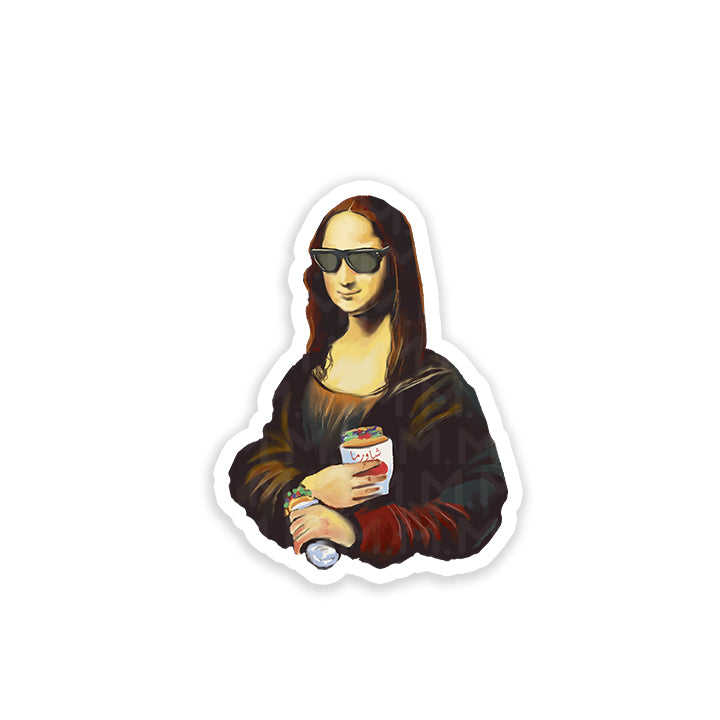 Shawerma Mona Lisa sticker