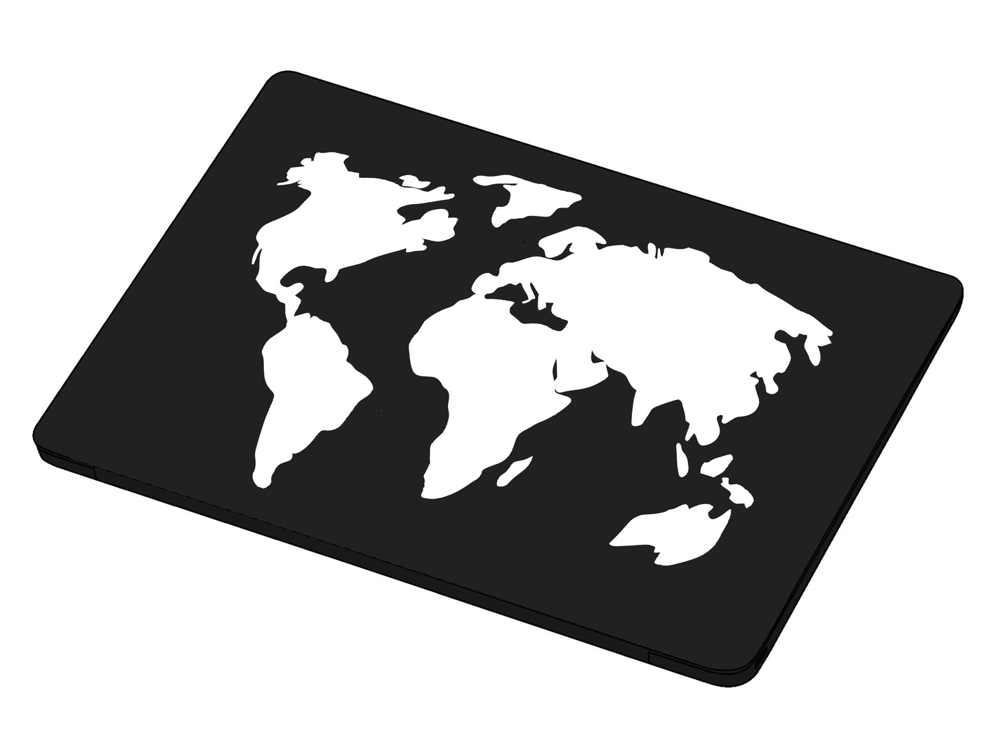 World Map sticker-Macbook sticker-]-Best laptop stickers in Egypt.-sticktop